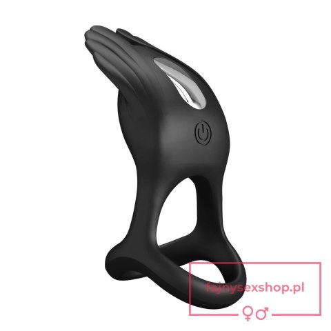 PRETTY LOVE - VIBRANT PENIS RING SILAS Black, 7 vibration functions PRETTY LOVE - VIBRANT PENIS RING SILAS Black, 7 vibration functions