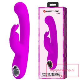 PRETTY LOVE - Lamar Purple, 10 vibration functions 9 speed levels