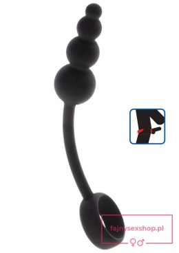 Anal Snake Plug & Penis Ring Black