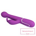 PRETTY LOVE - Dejon Purple, 7 vibration functions 4 thrusting settings 4 rotation functions