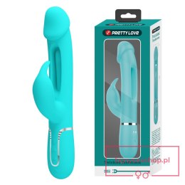 PRETTY LOVE - Kampas Green, 7 vibration functions 4 licking settings