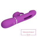 PRETTY LOVE - Kampas Purple, 7 vibration functions 4 licking settings