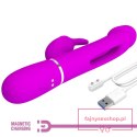 PRETTY LOVE - Kampas Rabbit 3 in 1, multifunction vibrator with tongue violet