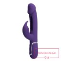 PRETTY LOVE - Kampas dark Purple, 7 vibration functions 4 licking settings