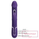 PRETTY LOVE - Kampas dark Purple, 7 vibration functions 4 licking settings