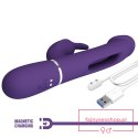 PRETTY LOVE - Kampas dark Purple, 7 vibration functions 4 licking settings