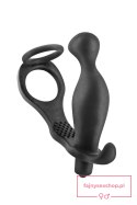 PROSTATE STIMULATOR COCKRING PLUG AP070 BLACK PROSTATE STIMULATOR COCKRING PLUG AP070 BLACK