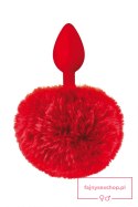 RED POMPOM ANAL PLUG