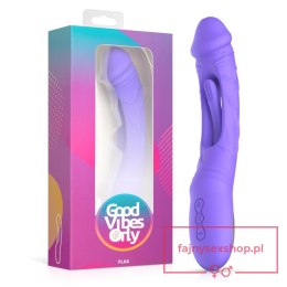 Good Vibes Only - Flax Vibrating Dildo with G-Spot Stimulator