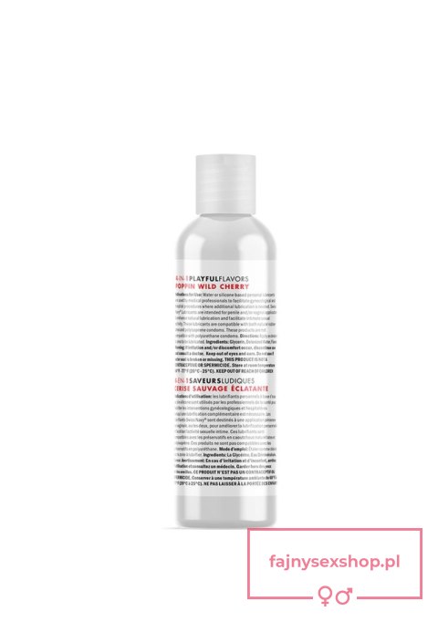 4 In 1 Lubricant with Poppin Wild Cherry Flavor - 1 fl oz / 30 ml 4 In 1 Lubricant with Poppin Wild Cherry Flavor - 1 fl oz / 30 ml