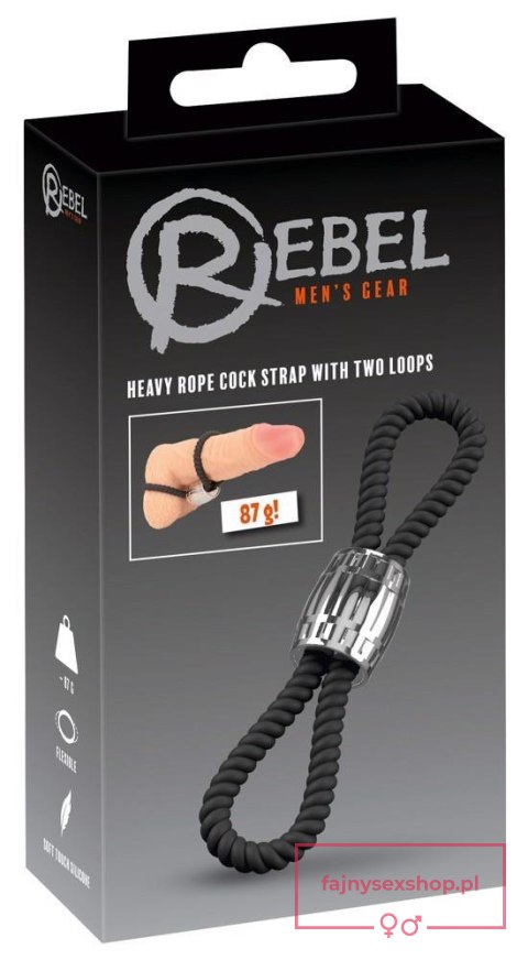Rebel Heavy Rope Cock Strap 2L Rebel Heavy Rope Cock Strap 2L
