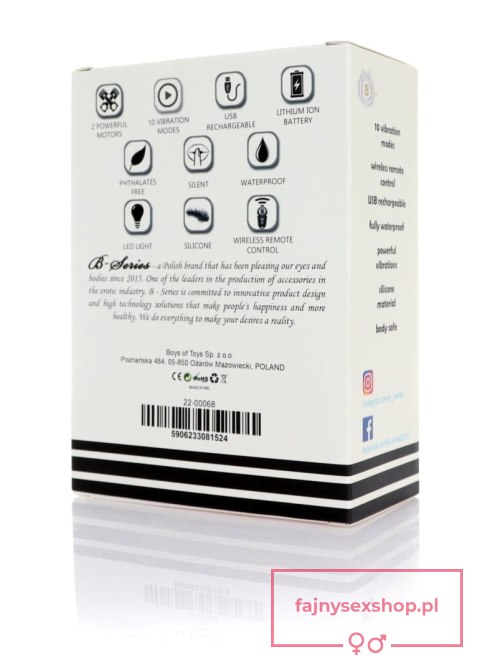 Stymulator - Double vibrating ring - USB 10 Functions / Remote Control Stymulator - Double vibrating ring - USB 10 Functions / Remote Control