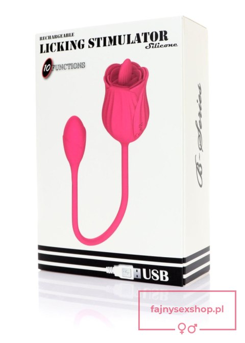 Stymulator - Licking massager with vibrating Egg USB 10 Functions Stymulator - Licking massager with vibrating Egg USB 10 Functions