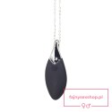 Vibrating necklace Liberty Leaf Black