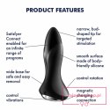 Plug-Vibrator Rotation Plug 1 Connect App (Black)