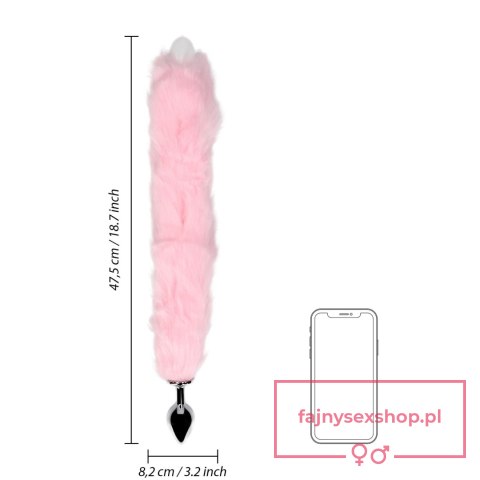 Light-up Fox Tail with Metal Butt Plug Light-up Fox Tail with Metal Butt Plug
