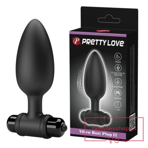 PRETTY LOVE -VIBRA BUTT PLUG II PRETTY LOVE -VIBRA BUTT PLUG II