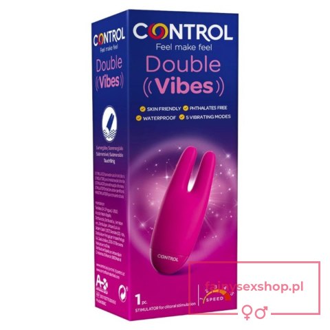 Control Double Vibes - masażer króliczek Control Double Vibes - masażer króliczek