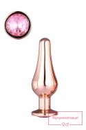 GLEAMING LOVE ROSE GOLD PLEASURE PLUG S