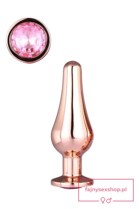 GLEAMING LOVE ROSE GOLD PLEASURE PLUG S GLEAMING LOVE ROSE GOLD PLEASURE PLUG S