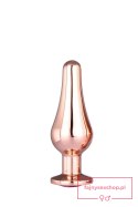 GLEAMING LOVE ROSE GOLD PLEASURE PLUG S
