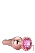 GLEAMING LOVE ROSE GOLD PLEASURE PLUG S