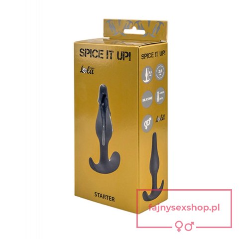 Plug-Anal plug Spice it up Starter Dark Grey Plug-Anal plug Spice it up Starter Dark Grey