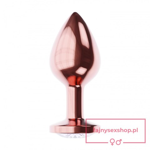Plug-Butt Plug Diamond Moonstone Shine L Rose Gold Plug-Butt Plug Diamond Moonstone Shine L Rose Gold