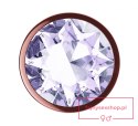 Plug-Butt Plug Diamond Moonstone Shine L Rose Gold Plug-Butt Plug Diamond Moonstone Shine L Rose Gold