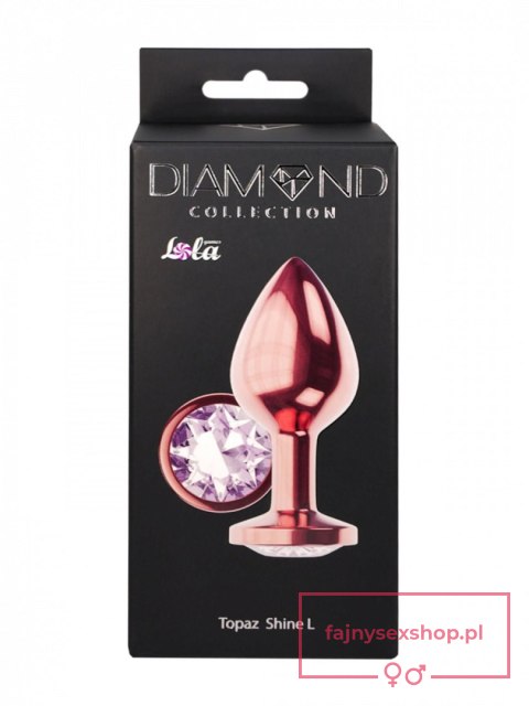 Plug-Butt Plug Diamond Moonstone Shine L Rose Gold Plug-Butt Plug Diamond Moonstone Shine L Rose Gold