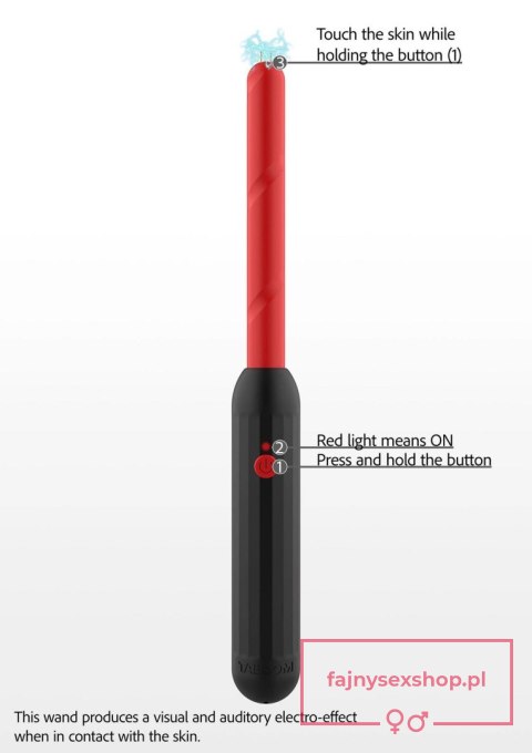 Prick Stick Electro Shock Wand Black Prick Stick Electro Shock Wand Black