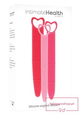 Silicone Vaginal Dilators 3pcs Pink