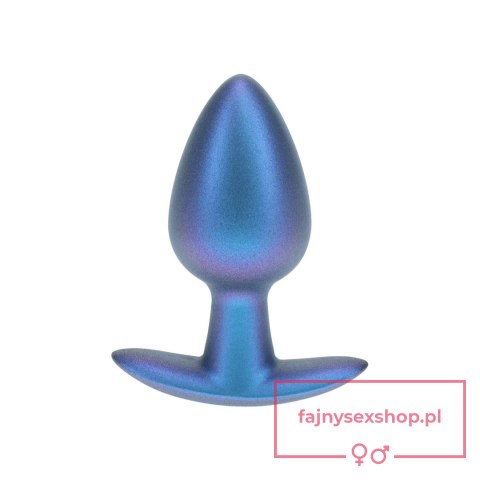 Smooth Silicone Anal Plug - Medium - 3.1 / 7,9 cm - Metallic Blue Smooth Silicone Anal Plug - Medium - 3.1 / 7,9 cm - Metallic Blue