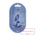 Smooth Silicone Anal Plug - Medium - 3.1 / 7,9 cm - Metallic Blue Smooth Silicone Anal Plug - Medium - 3.1 / 7,9 cm - Metallic Blue