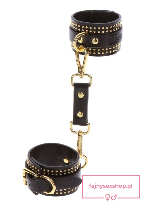 Studded Wrist Cufs Set Black Studded Wrist Cufs Set Black