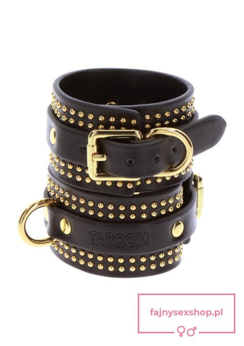 Studded Wrist Cufs Set Black Studded Wrist Cufs Set Black