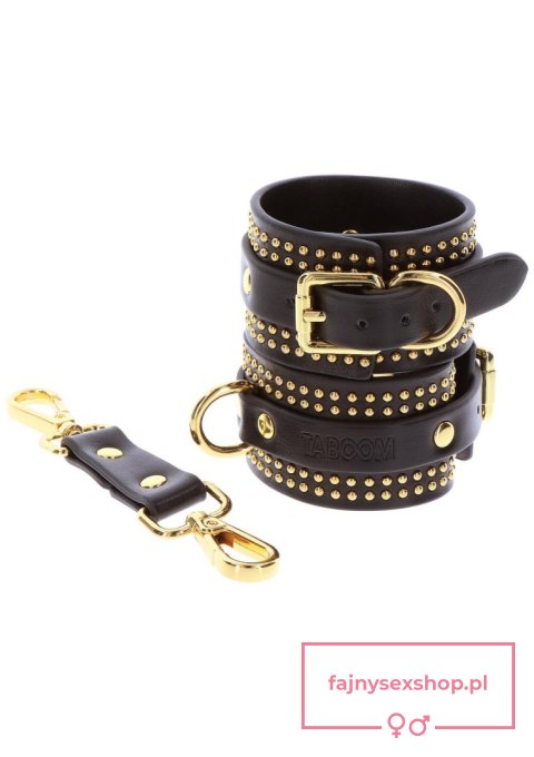 Studded Wrist Cufs Set Black Studded Wrist Cufs Set Black