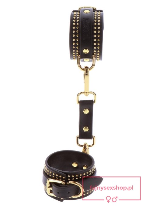 Studded Wrist Cufs Set Black Studded Wrist Cufs Set Black