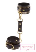Studded Wrist Cufs Set Black
