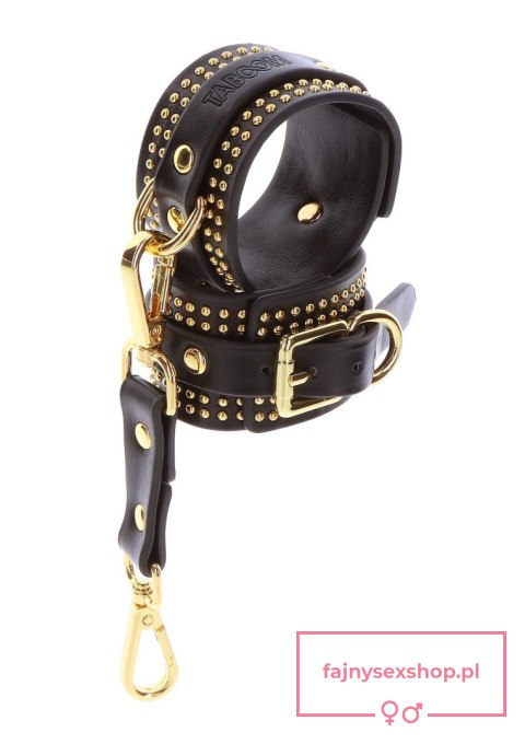 Studded Wrist Cufs Set Black Studded Wrist Cufs Set Black