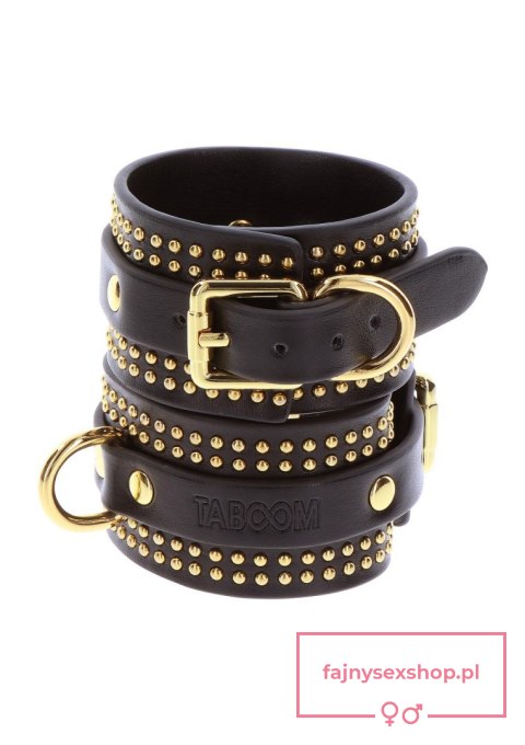 Studded Wrist Cufs Set Black Studded Wrist Cufs Set Black