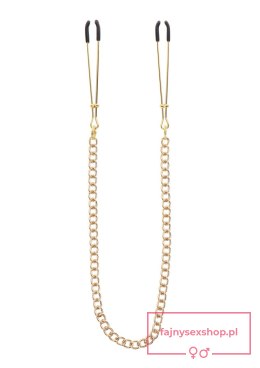 Tweezers With Chain Gold