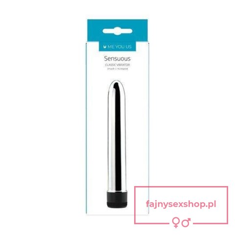 Wibrator- Me You Us Sensuous Smooth Vibrator Silver Wibrator- Me You Us Sensuous Smooth Vibrator Silver