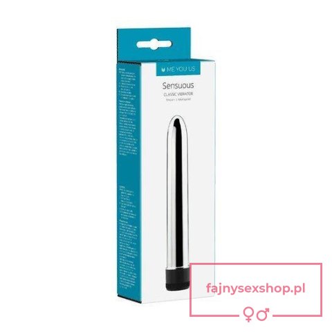 Wibrator- Me You Us Sensuous Smooth Vibrator Silver Wibrator- Me You Us Sensuous Smooth Vibrator Silver