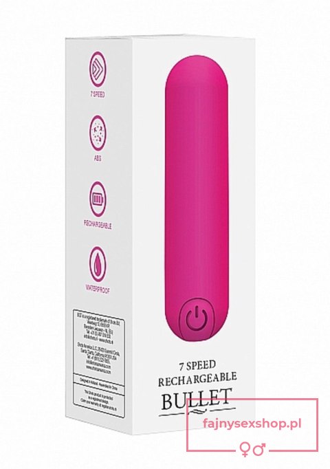 10 Speed Rechargeable Bullet - Pink 10 Speed Rechargeable Bullet - Pink