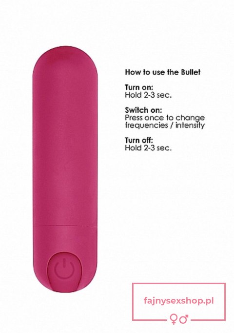 10 Speed Rechargeable Bullet - Pink 10 Speed Rechargeable Bullet - Pink