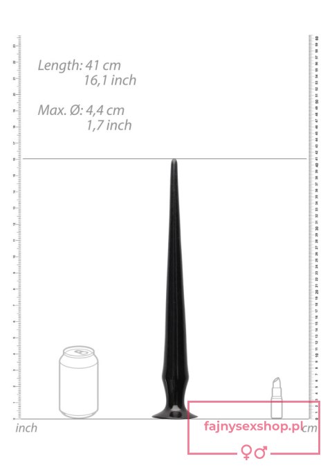 Ass Spike Dildo - 42 cm - Black Ass Spike Dildo - 42 cm - Black