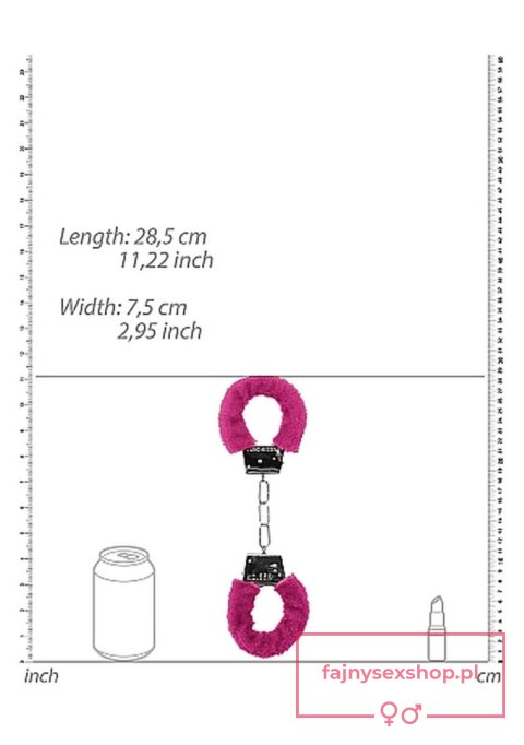Beginner""s Handcuffs Furry - Pink Beginner""s Handcuffs Furry - Pink