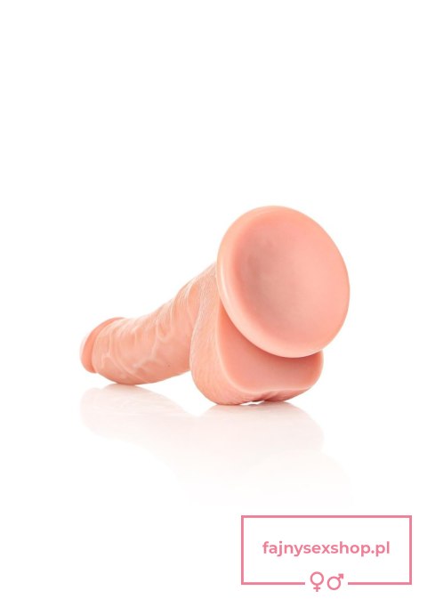Curved Realistic Dildo Balls Suction Cup - 7""""/ 18 cm Curved Realistic Dildo Balls Suction Cup - 7""""/ 18 cm