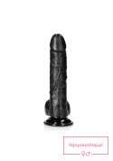 Curved Realistic Dildo Balls Suction Cup - 8""""/ 20,5 cm